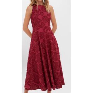 Hyacinth House Tuckernuck Ruby Textured Floral Melina Maxi Dress NWT Medium $228